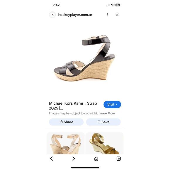 Michael KORS Espadrille Wedge Sandals - Picture 11 of 11